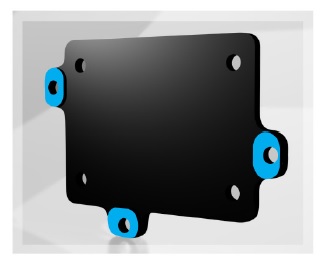 Rugged Base Plate with Three-Point monitoring