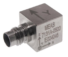 7131A, 7132A, Adhesive/Stud mount Uniaxial Accelerators