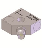 3143DT, Triaxial Accelerometer with TEDS