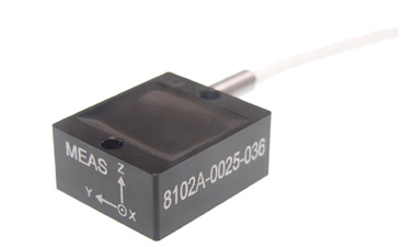 8102A, Screw mount Triaxial Accelerometer