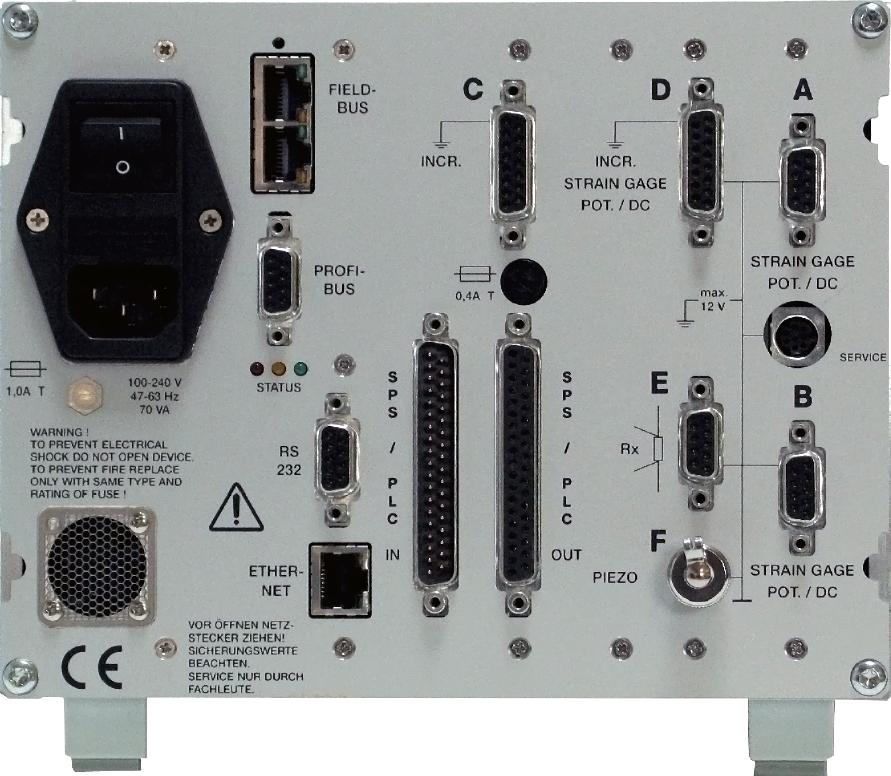 9307 Rear Connector View