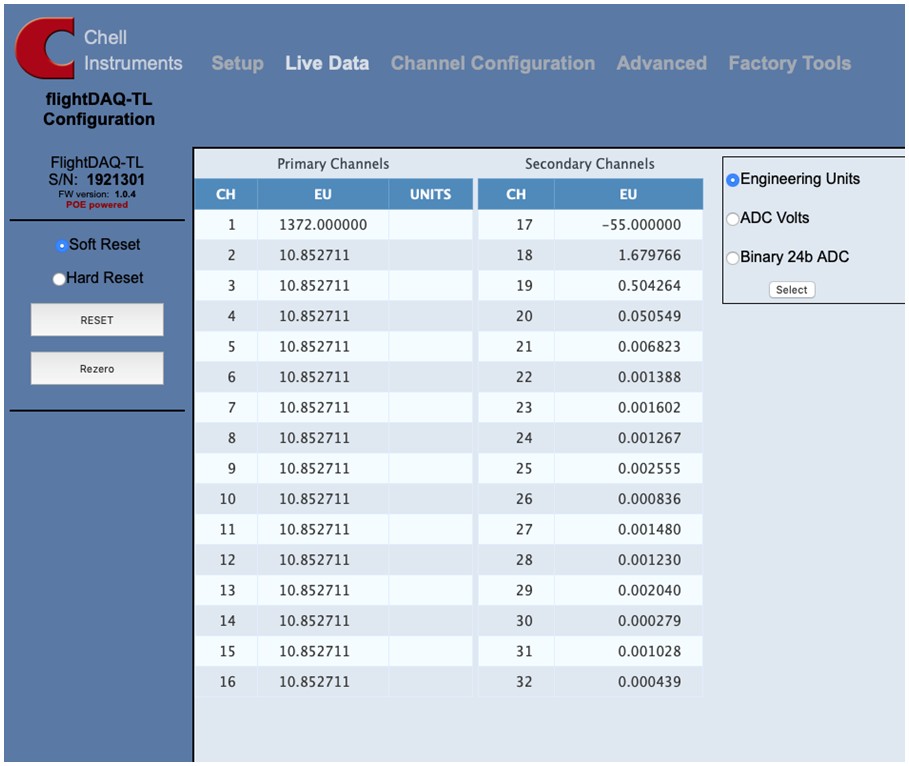 FlightDAQ-TL-Data Display