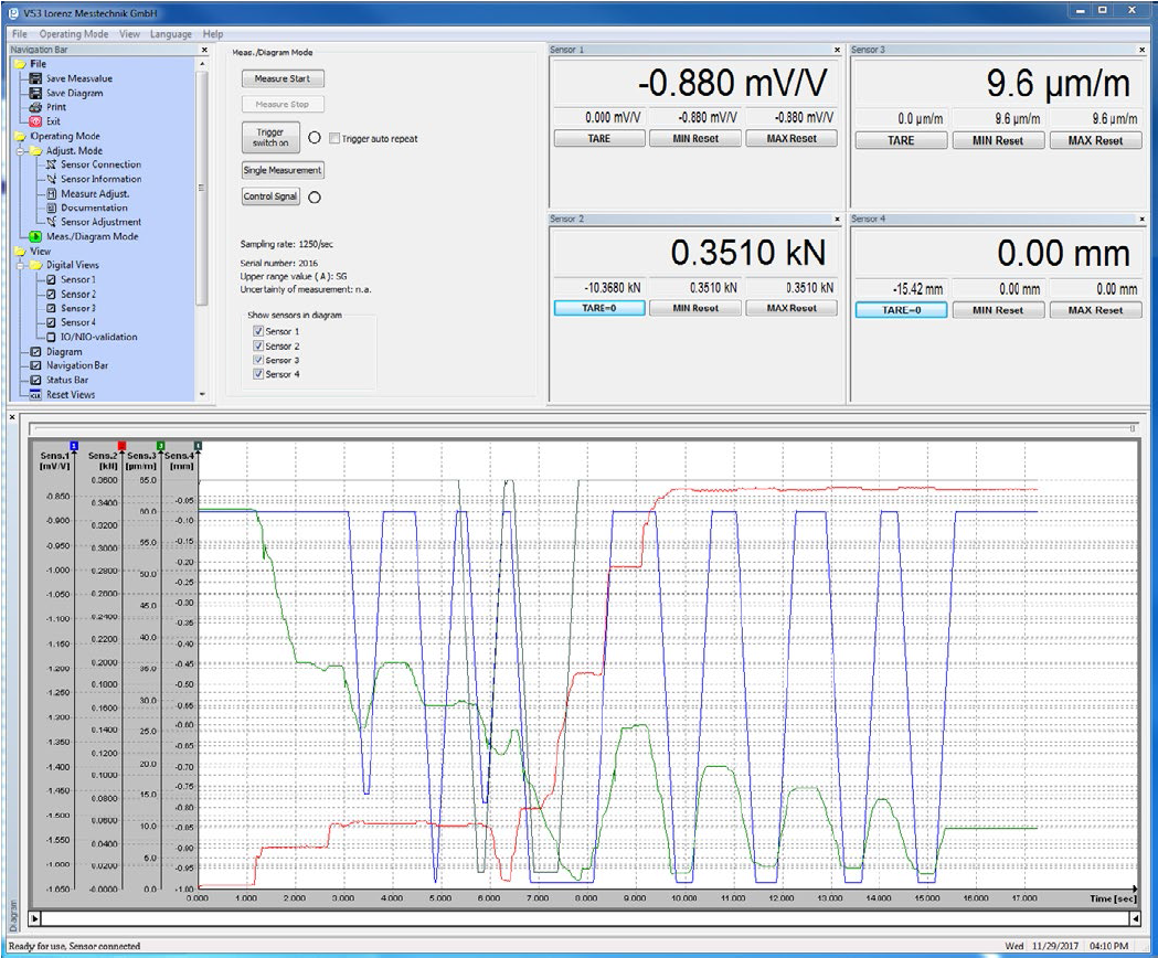 LCV-USB3-Data Acquisition Graphical Display Software