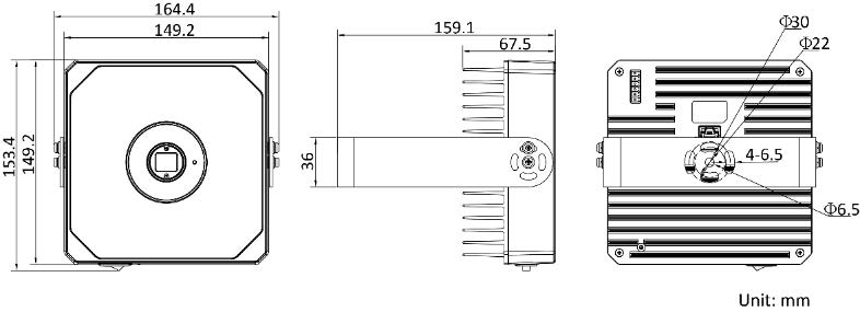 MV-PD010003-23IH Dimensions