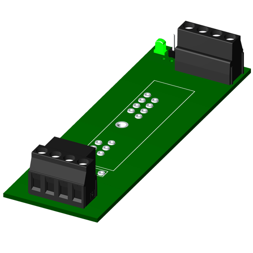 SCMPB03 5B Single Position Backplane