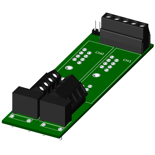 SCMPB04 2 Chn 5B Backplane