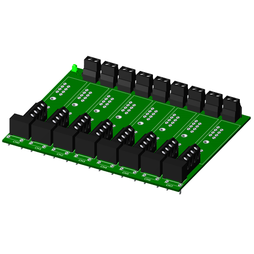 SCMPB07 - 5B - 8 position PCB