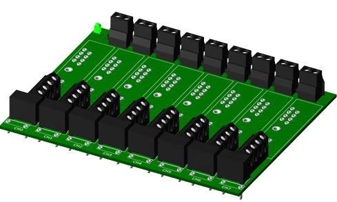 SCMPB07 - 8 Chn 5B Backplane