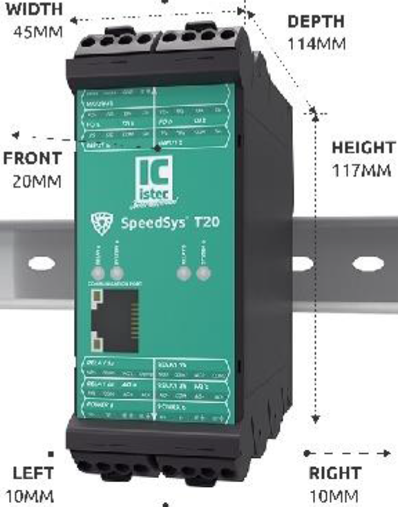 SpeedSys T20 Dimensions