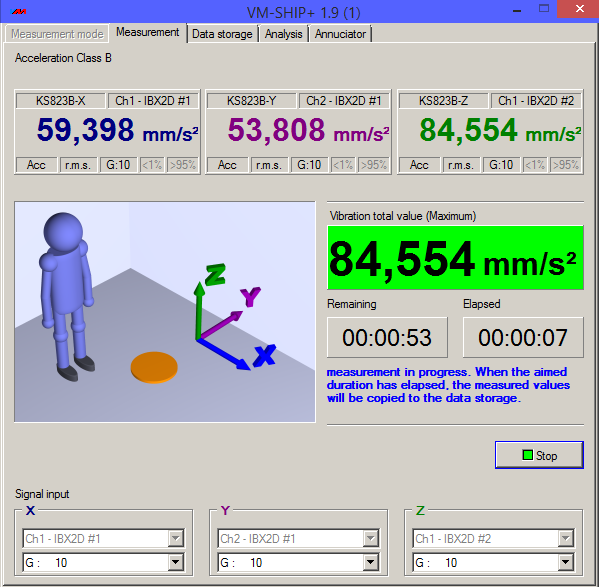 VM-SHIP Vibration Measurement Software